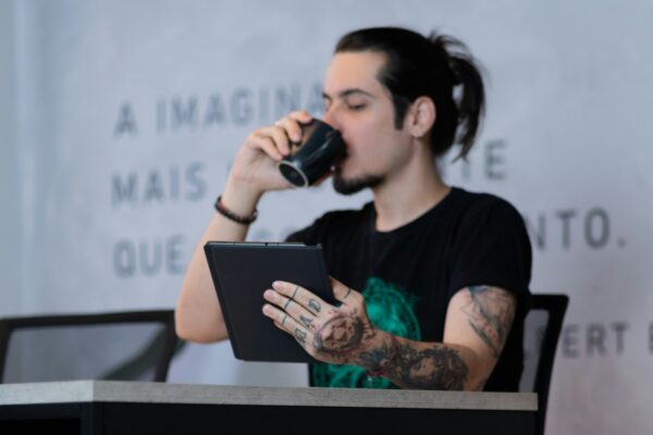 User navigating a mobile-friendly small business website