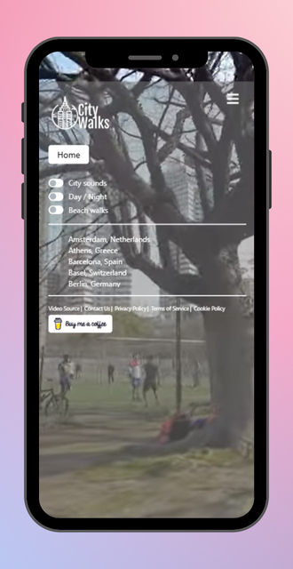 City Walks on mobile